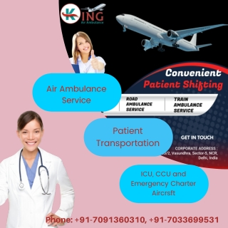 Air Ambulance in Chennai with King Avail for Safest Services