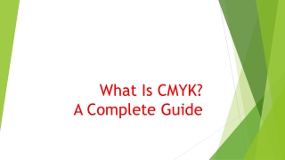 What Is CMYK A Complete Guide