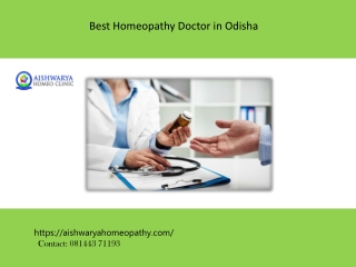 Best Homeopathy Doctor in Odisha