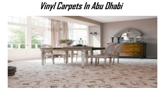 Vinyl carpet in Abu Dhabi