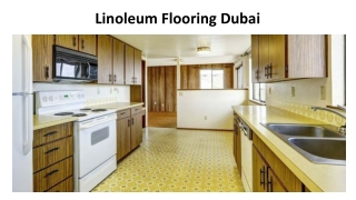 Linoleum Flooring Dubai