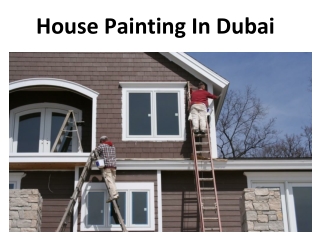 House Painting In Dubai