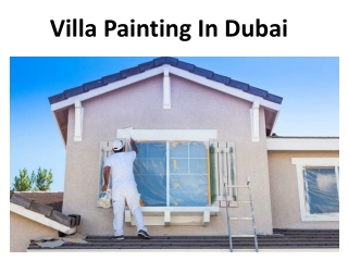 Villa Painting In Dubai