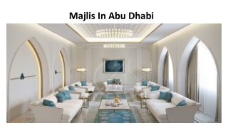 Majlis in Abu Dhabi