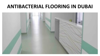 ANTI BACTERIAL FLOORING IN DUBAI