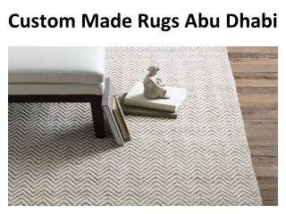 CUSTOM MADE RUGS ABU DHABI