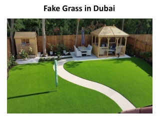 Fake Grass in Dubai