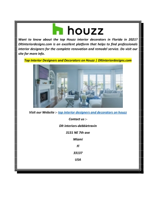 Top Interior Designers and Decorators on Houzz  Dltinteriordesigns.com