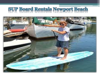 SUP Board Rentals Newport Beach