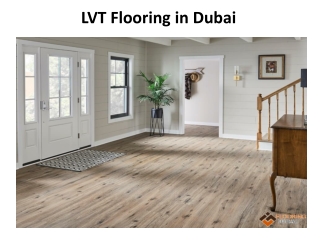 LVT Flooring in Dubai