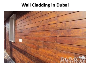 Wall Cladding in Dubai