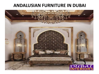 Andalusian Furniture in Dubai