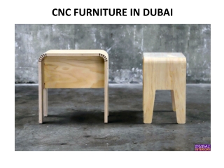 CNC Furniture in Dubai