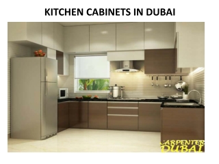Kitchen Cabinets in Dubai