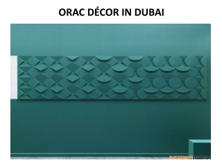 Orac Decor in Dubai