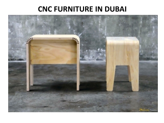 CNC FURNITURE IN DUBAI