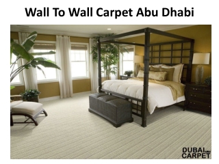 Wall To Wall Carpet Abu Dhabi