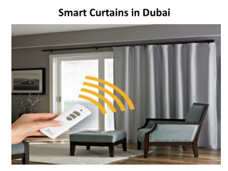 Smart Curtains in Dubai