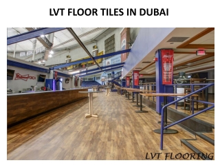 LVT FLOOR TILES IN DUBAI