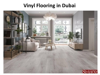 Vinyl Flooring in Dubai