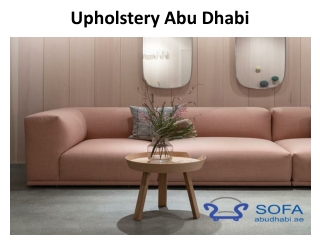 Upholstery Abu Dhabi