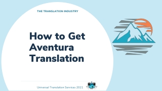 How To Get Aventura Translation?