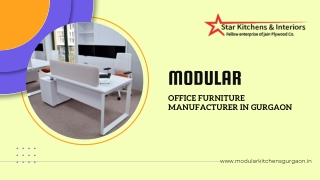 Modular Office Furniture Manufacturer In Gurgaon