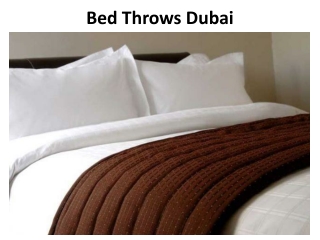 Bed Throws Dubai