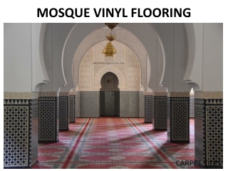 Mosque vinyl flooring