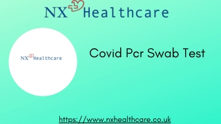 Covid PCR Swab Test - NX Healthcare