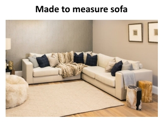 Made to measure sofa