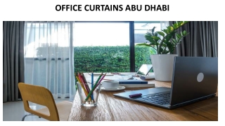 OFFICE CURTAINS ABU DHABI