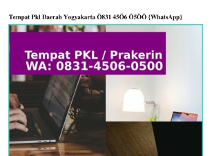 Tempat Pkl Daerah Yogyakarta