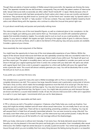 The 3 Biggest Disasters in shemale sex dolls History