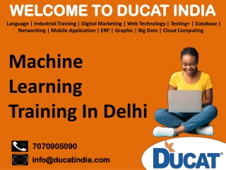 Machine Learning Training In Delhi