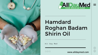 Buy Hamdard Roghan Badam Shirin Oil - All Day Med