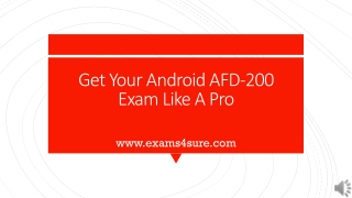 AFD-200 Prep Exam Guide