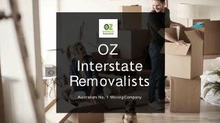 OZ Interstate Removalists
