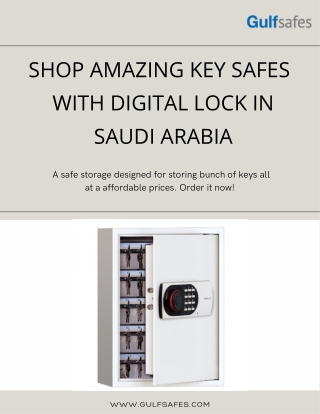 Shop Amazing Key Safes  with Digital Lock in Saudi Arabia