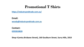 Promotional clothing and t shirts are the Best Way to Advertise the Company