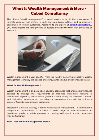Cubed Consultancy - What Is Wealth Management & More-converted