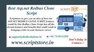 Best Red bus Clone Script - Readymade Clone Script