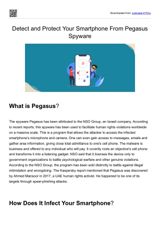 Detect and Protect Your Smartphone From Pegasus Spyware