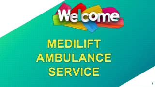 Quality Ambulance Services in Patna and Rajendra Nagar by Medilift