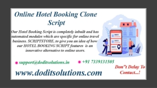Readymade Hotel Booking Clone Script - SCRIPTSTORE.IN