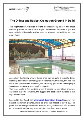 The Oldest and Busiest Cremation Ground in Delhi