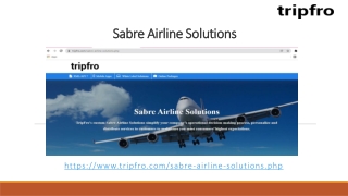 Sabre Airline Solutions