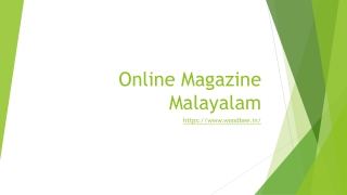 Best Online Magazine Malayalam