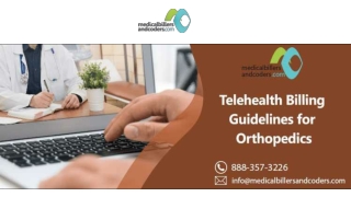 Telehealth Billing Guidelines for Orthopedics