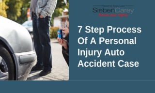 7 Step Process Of A Personal Injury Auto Accident Case